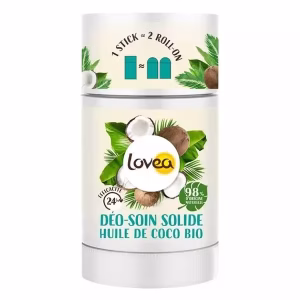 Lovea - Déo-Soin Solide - Déodorant - Huile De Coco Bio