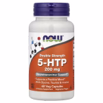 Now Foods, 5-HTP avec glycine, taurine et inositol, 60 capsules végétales