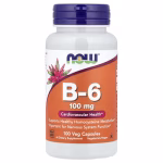 Now Foods, B-6, 100 mg, 100 capsules végétariennes