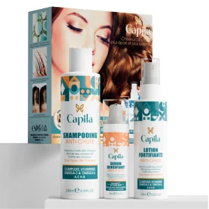 Capila Shampoing 200ml+ Lotion 125ml+ Serum 30ml Pack Anti-Chute